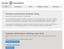 Tablet Screenshot of beviljade.kulturfonden.fi