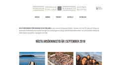 Desktop Screenshot of kulturfonden.net